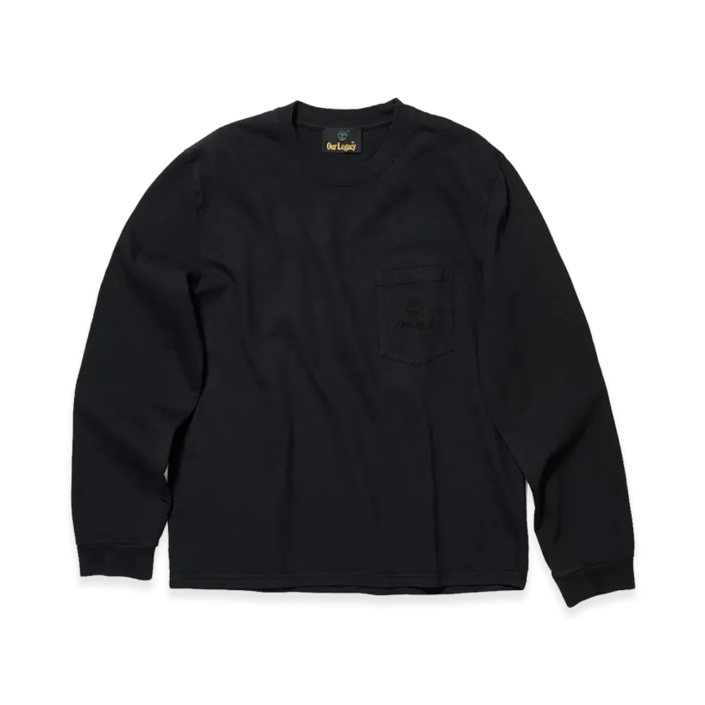 OUR LEGACY WORK x Timberland Pocket Longsleeve "Washed Black"