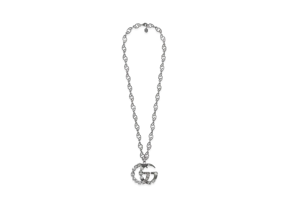 グッチ クリスタル ダブルG ネックレス 526292 J1D50 8162の価格・売買