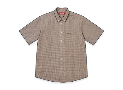 Supreme Gingham S/S Shirt "Brown"