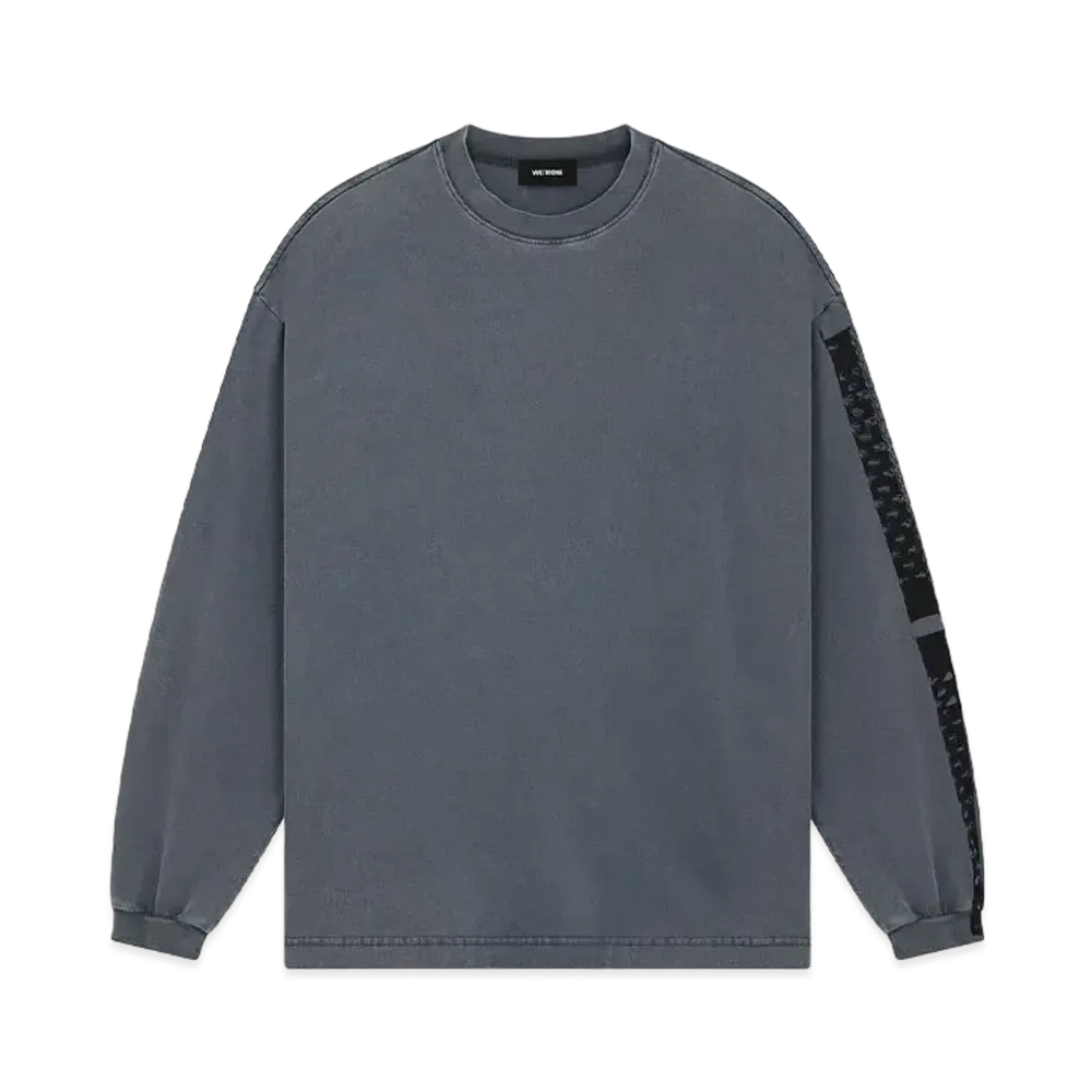 WE11DONE Spike Printed T-shirt "Charcoal"