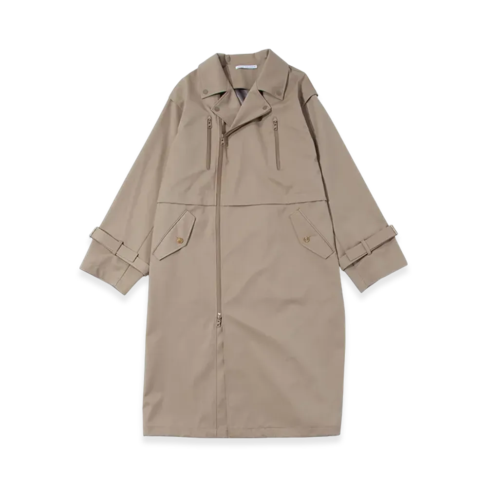 F/CE. Waterproof Tech Wool Riders Coat "Beige"