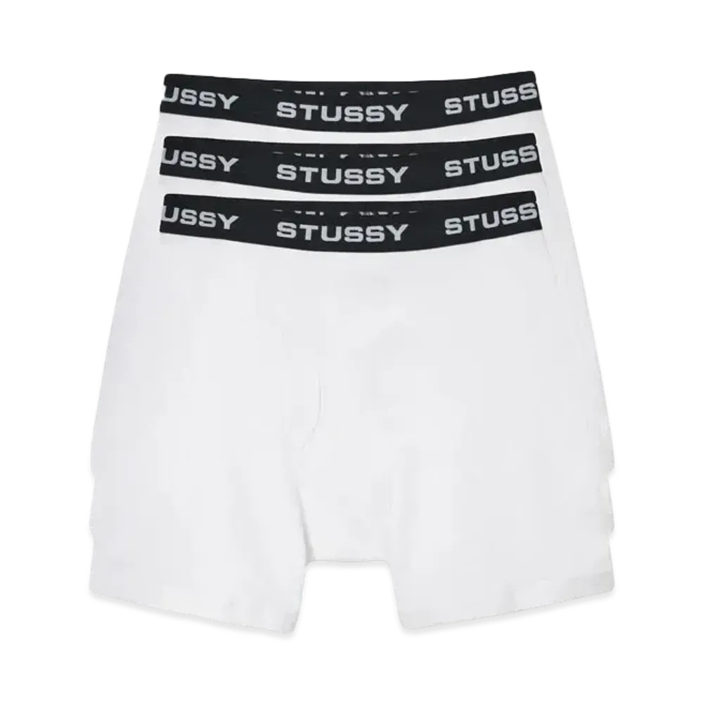 Stussy Boxer Briefs "White"