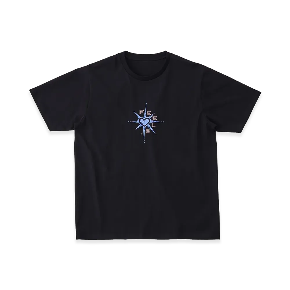 FEELS. Love Icon T-Shirt "Black"