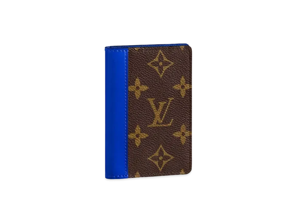 Louis Vuitton Pocket Organizer Monogram Macassar "Blue"