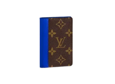 Louis Vuitton Pocket Organizer Monogram Macassar "Blue"