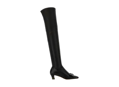 Valentino Garavani Women's Black Leather Boots "Black"