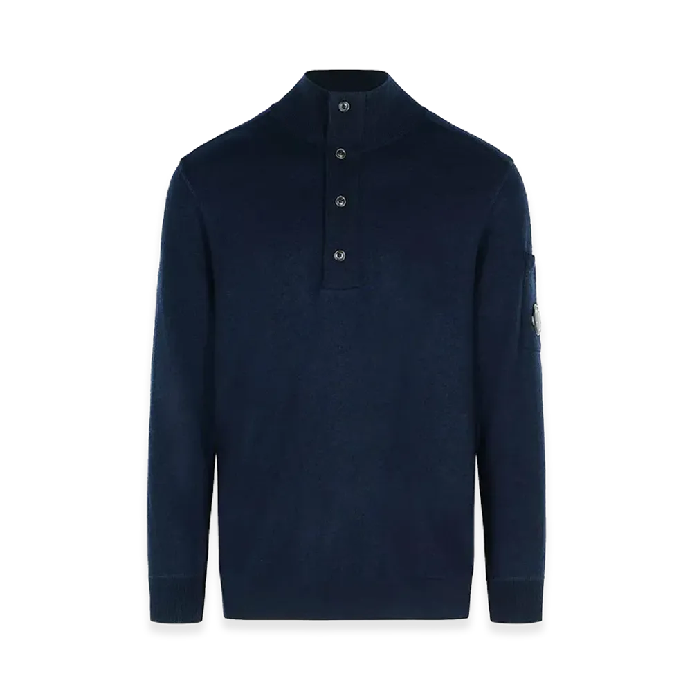 C.P. Company Grs Wool Blend Sweater "Dark Blue/Navy"