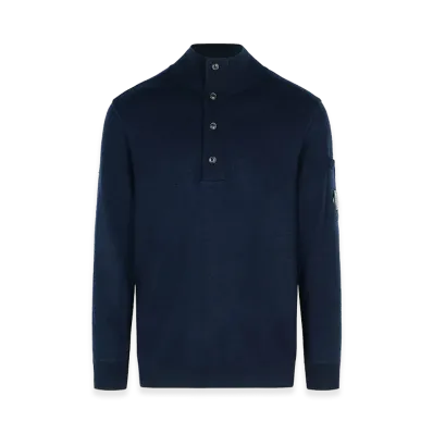 C.P. Company Grs Wool Blend Sweater "Dark Blue/Navy"