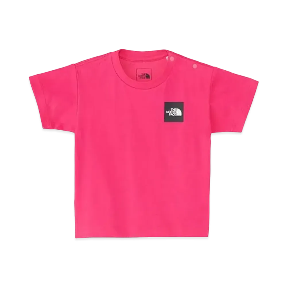 The North Face Baby S/S Small Square Logo Tee "Mr Pink"