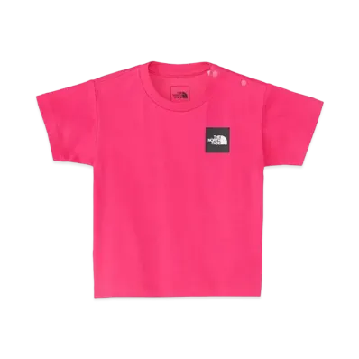 The North Face Baby S/S Small Square Logo Tee "Mr Pink"