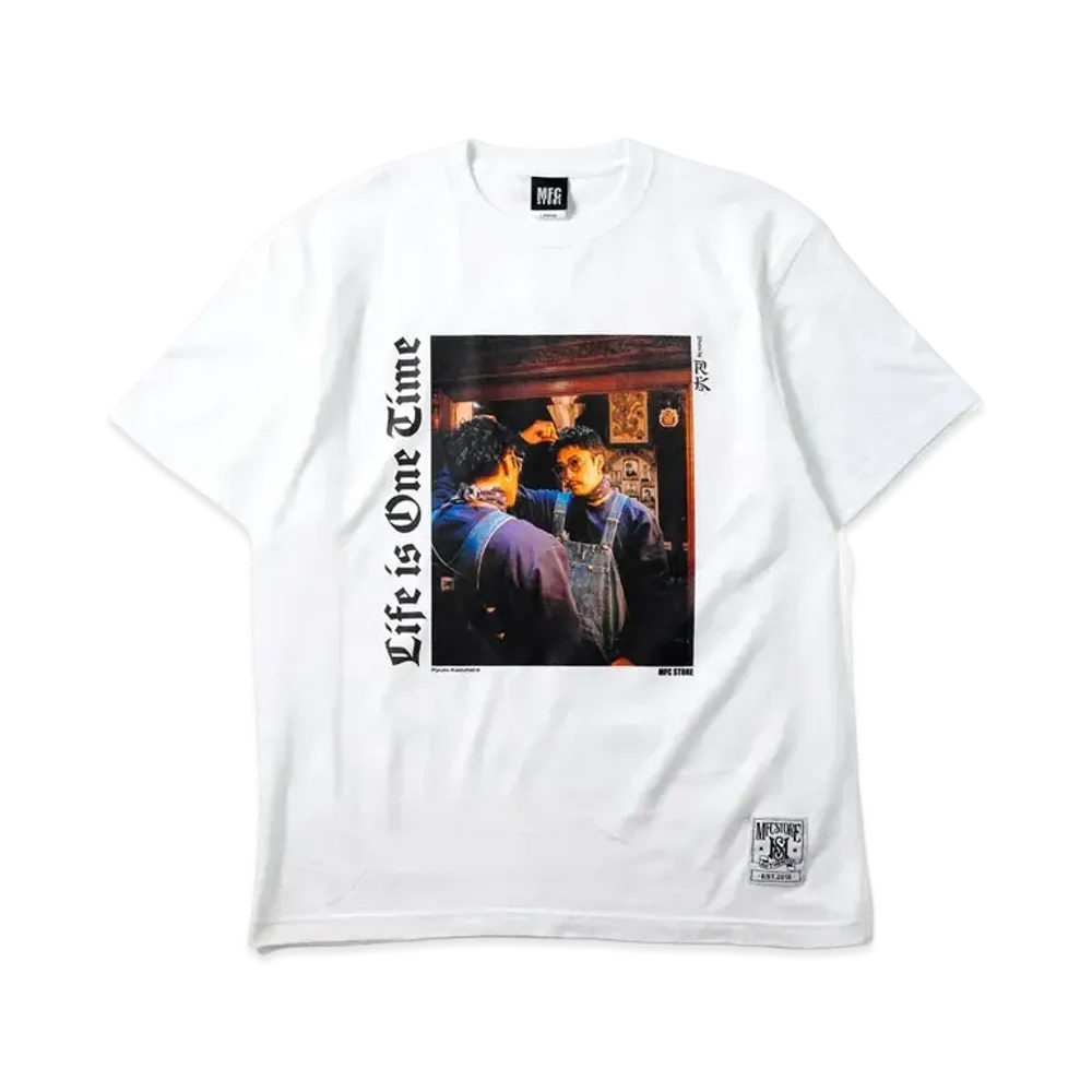 MFC STORE x 数原龍友 x RK Life Is One Time Tee "White"