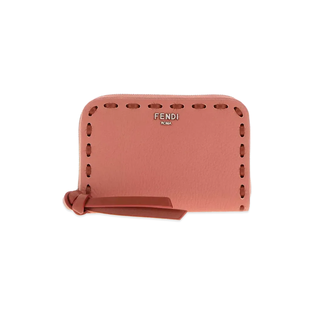 FENDI Women's Leather Wallet "Dark Pink"
