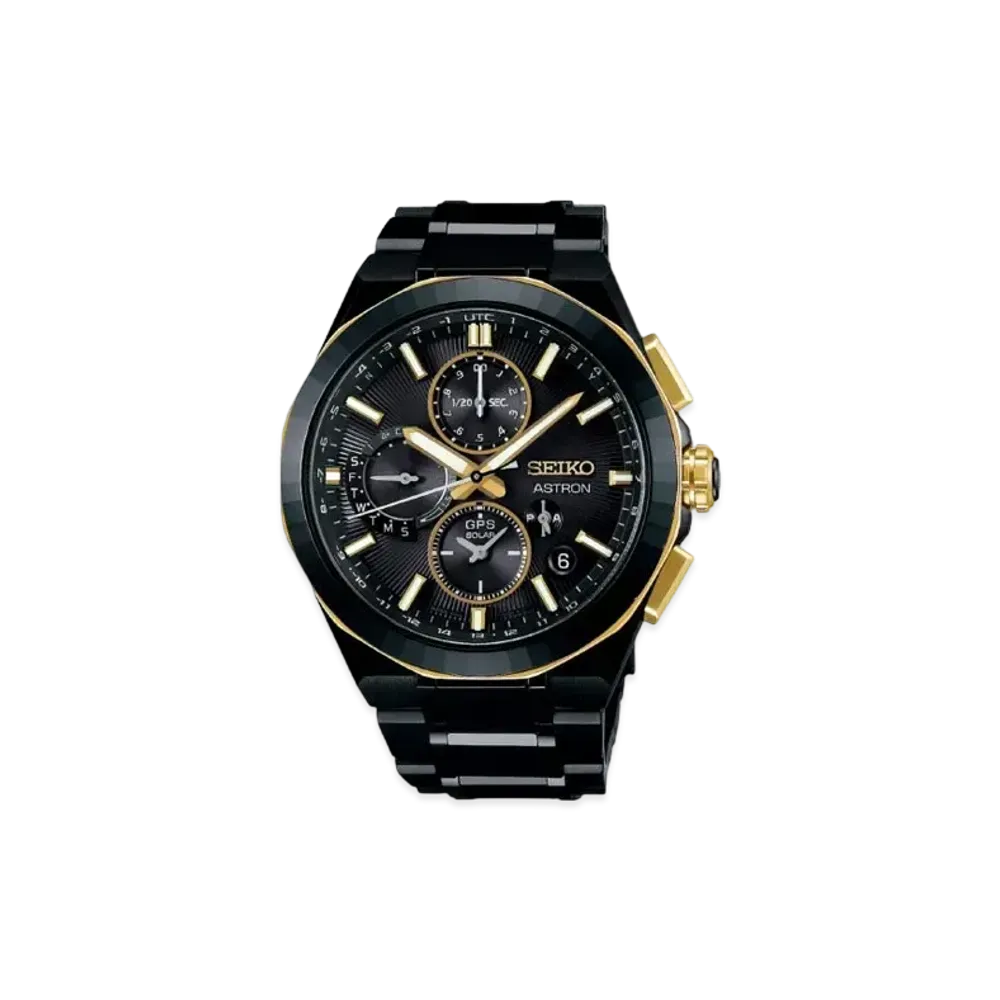 SEIKO Astron Nexter Brand 100th Anniversary Kintaro Hattori Limited Model World Exclusive 1000(Japan Exclusive 600) "Black/Yellow Gold" SBXC156