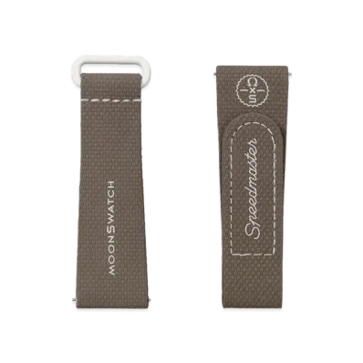 Swatch x OMEGA BIOCERAMIC MoonSwatch Rubber Strap "Dark Brown/Sand"