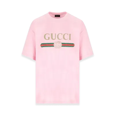 GUCCI Women's Cotton Blend T-Shirt "Bordeaux"