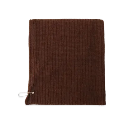 Yohji Yamamoto Y's SOFT LAMB BIG SNOOD "Brown"