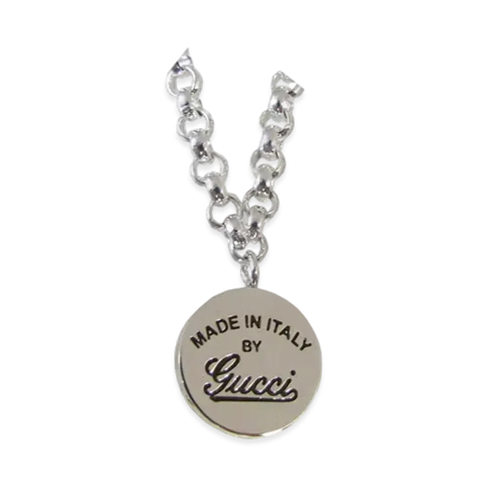 GUCCI Trademark Necklace "Silver"