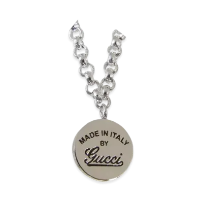 GUCCI Trademark Necklace "Silver"