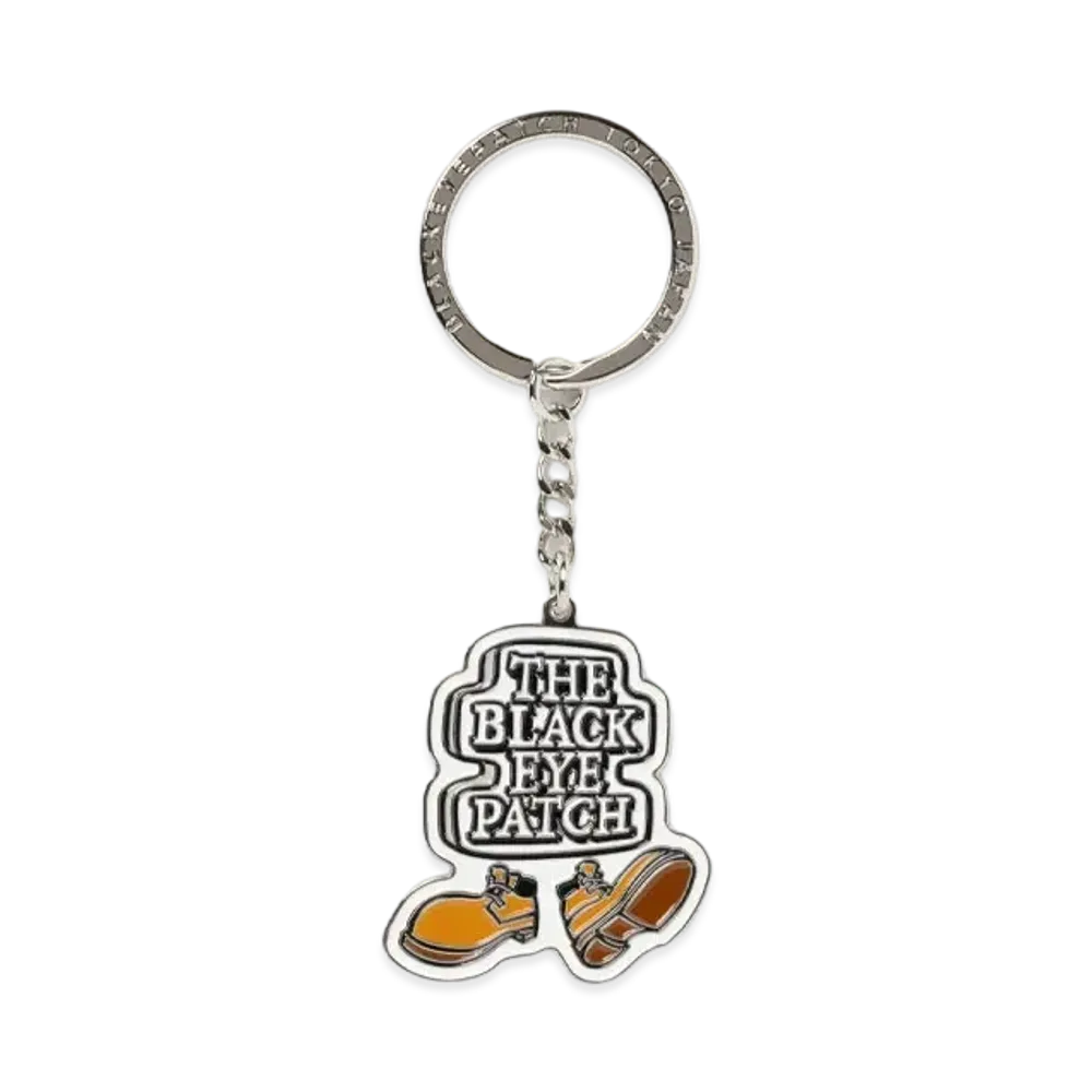 Blackeyepatch OG Boy Plate Keychain "Silver"