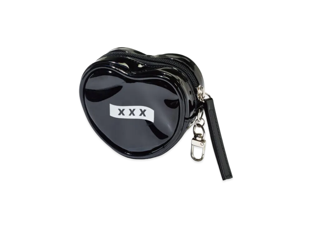 GOD SELECTION XXX Women's Heart Pouch GXL-S26-GD-01 "Black"