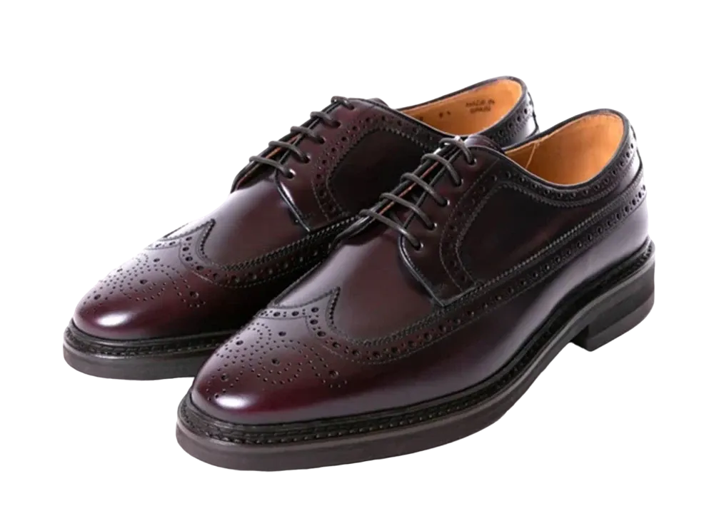 Berwick Wing Tip HO261 Coating Leather "Burgundy" 5278ROVIBU