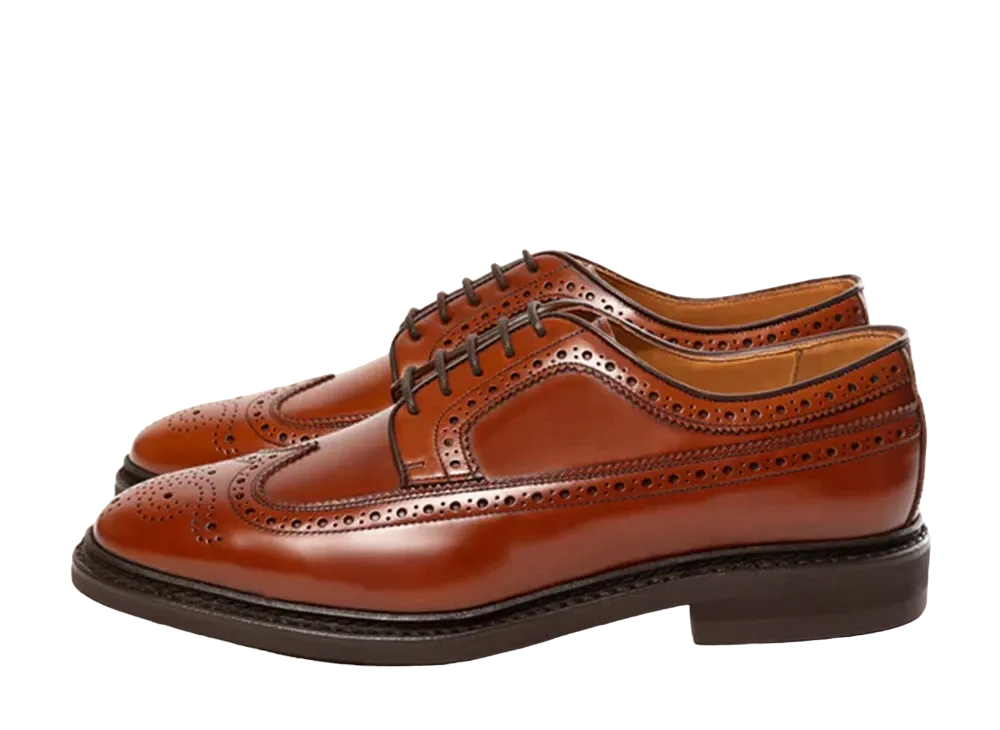 Berwick Wing Tip HO261 Coating Leather "Light Brown" 5278ROVILB