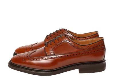 Berwick Wing Tip HO261 Coating Leather "Light Brown" 5278ROVILB