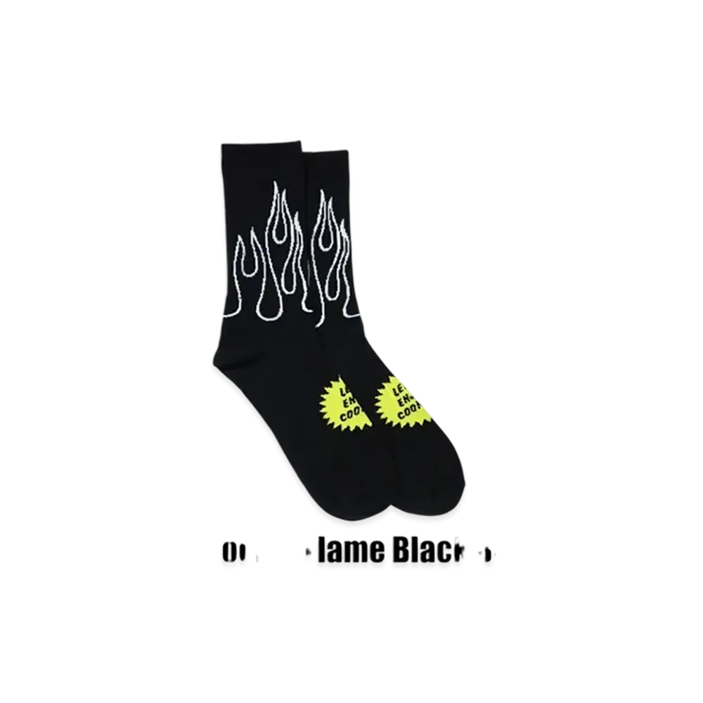 Cookman Socks "Flame Black"