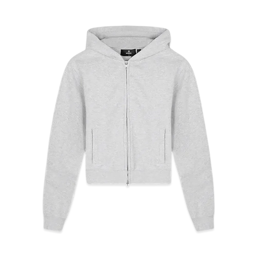 REPRESENT Owners Club Slim Zip Hoodie "Grey Marl"
