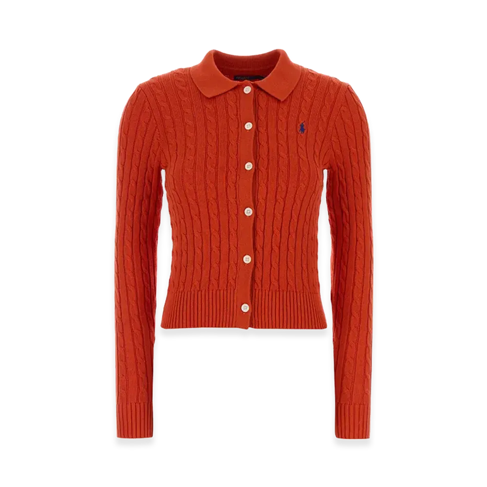 Polo Ralph Lauren Women's Cotton Cardigan "Red"