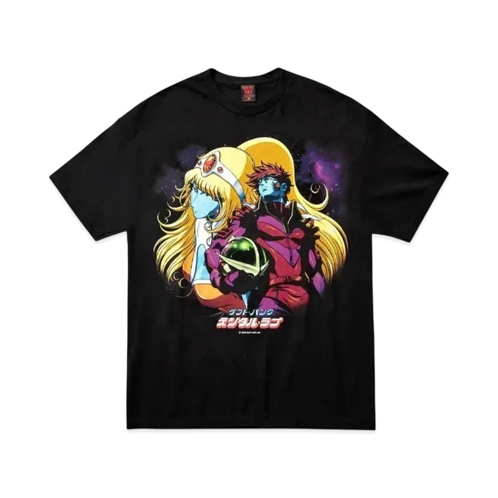 Geeks Rule x DAFT PUNK and Leiji Matsumoto 30 Silkscreen Printing T Shirt 01 "Black"