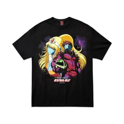 Geeks Rule x DAFT PUNK and Leiji Matsumoto 30 Silkscreen Printing T Shirt 01 "Black"
