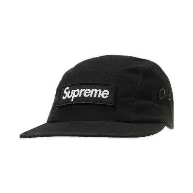Supreme Military Camp Cap "Black" (25SS)