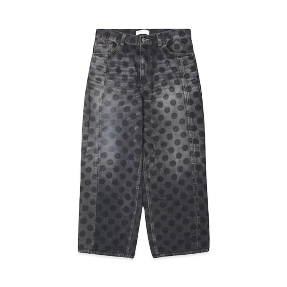FACETASM DOT DENIM PANTS "BLACK"