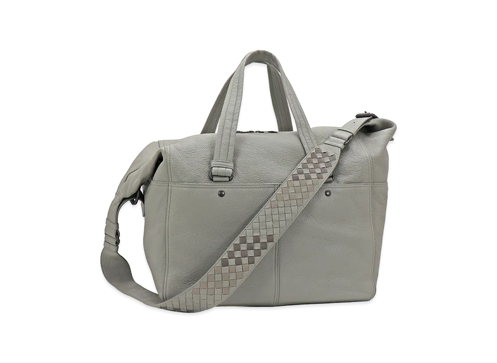 Bottega Veneta Boston Bag "Grey"