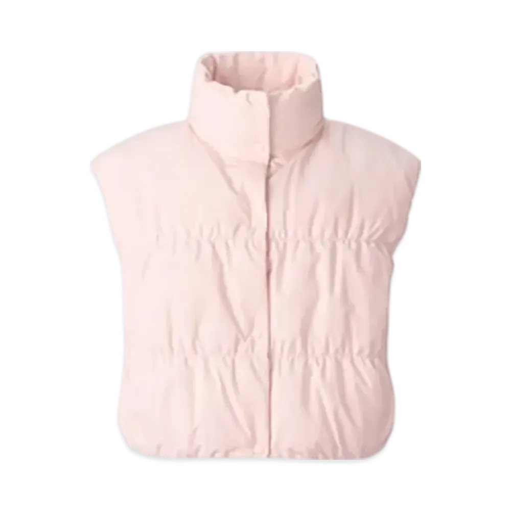 Uniqlo C Women'S Down Cropped Vest "Pink"