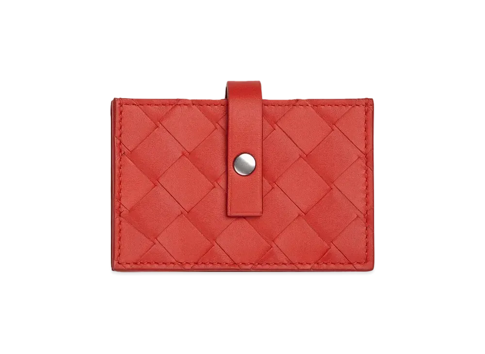 Bottega Veneta Multicard Holder "Tomato"