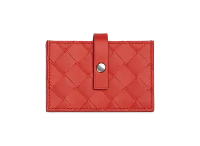 Bottega Veneta Multicard Holder "Tomato"