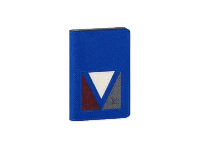 Louis Vuitton Pocket Organizer Taiga "Blue"