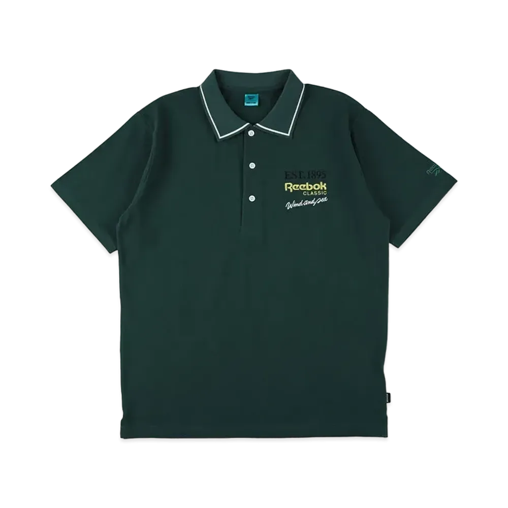 WIND AND SEA Reebok x atmos Polo Shirt "Green"