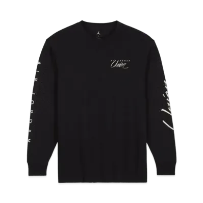 Jordan x UNION Long Sleeve Tee "Black"