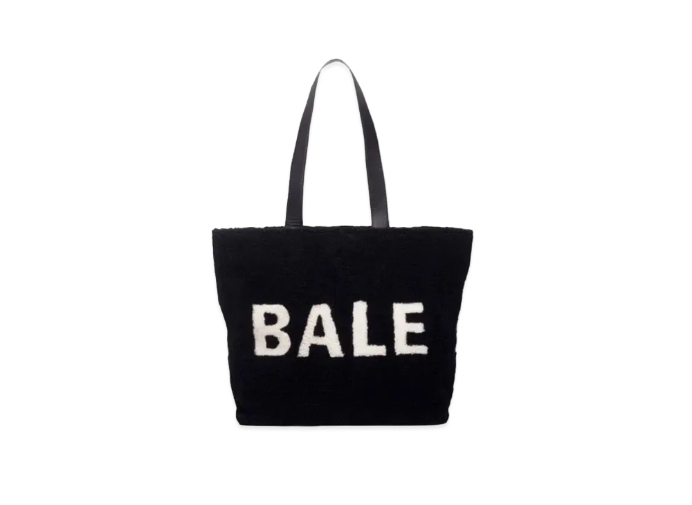 BALENCIAGA Medium Shearling Tote Bag "Black"