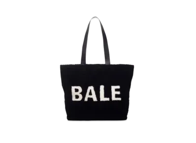 BALENCIAGA Medium Shearling Tote Bag "Black"