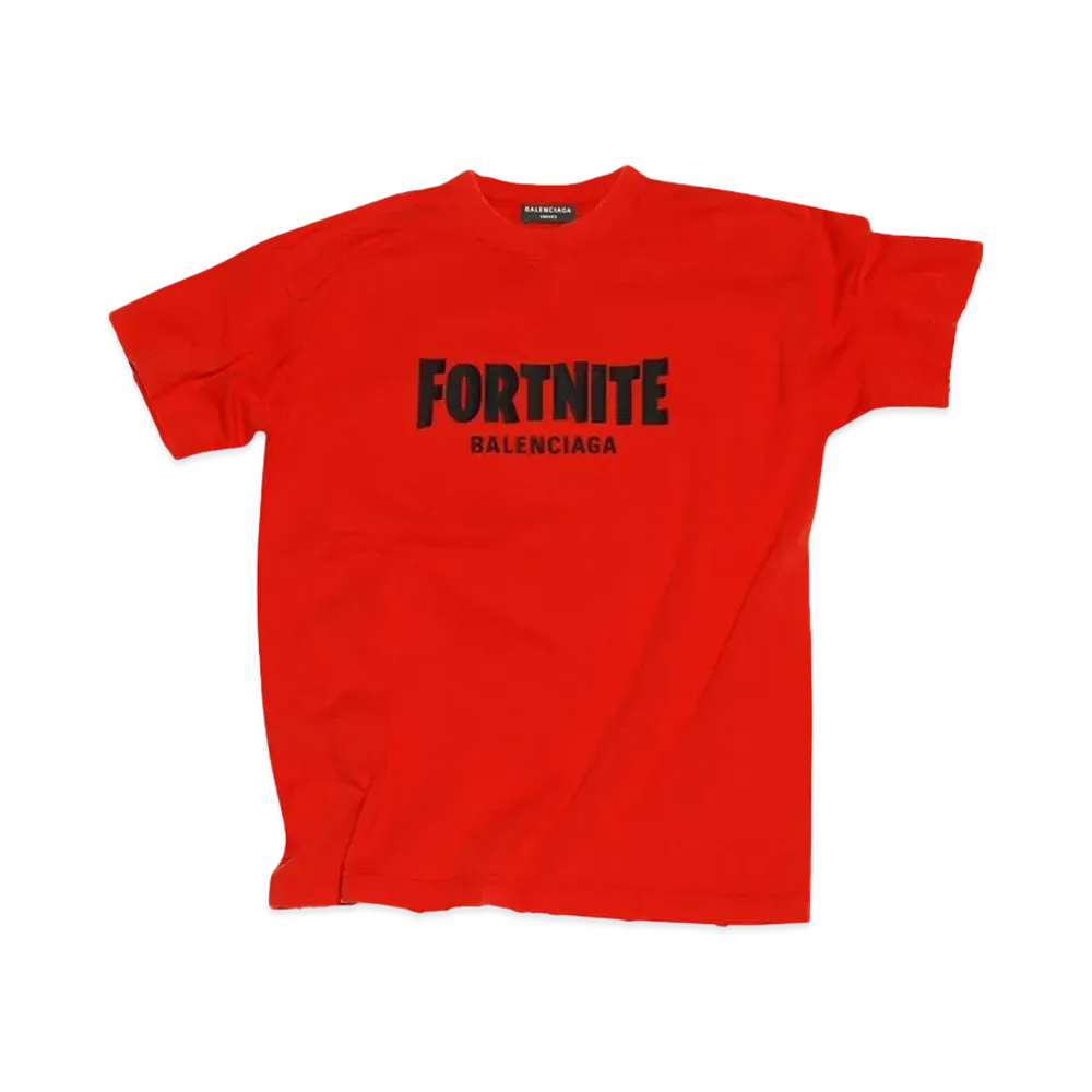 BalenciagaFORTNITE©2021 MEDIUM FIT T-SHIRT "Red"