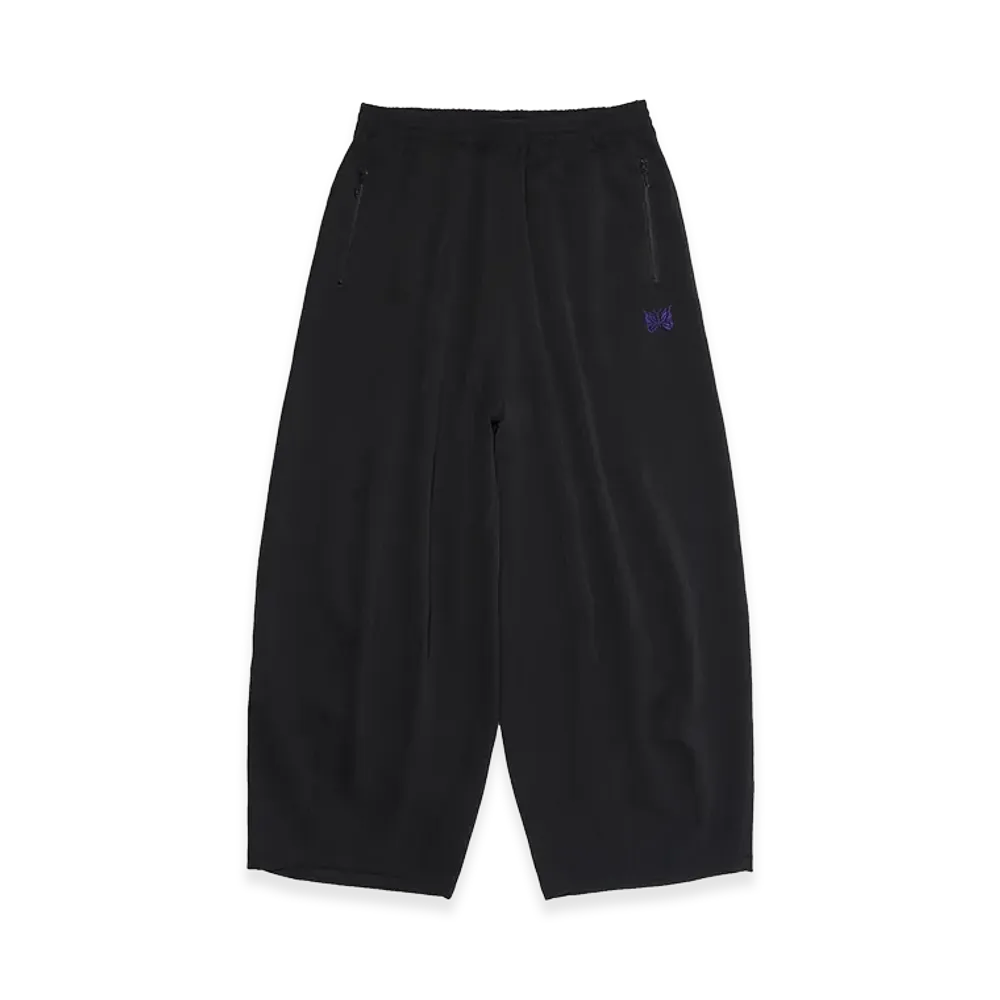 NEEDLES x STUDIOUS Papillon Emb. H.D. Track Pant - Art Pique Pleats "Black"