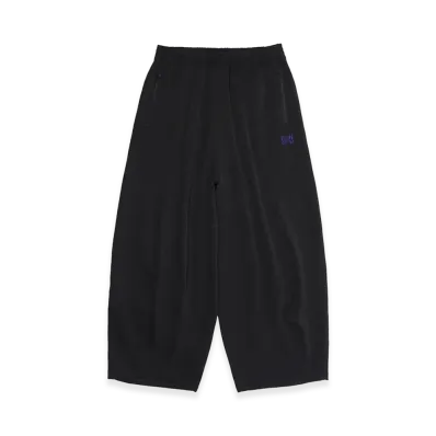 NEEDLES x STUDIOUS Papillon Emb. H.D. Track Pant - Art Pique Pleats "Black"