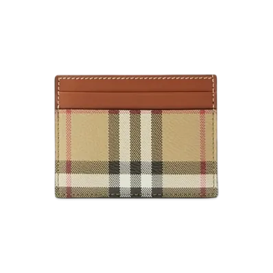 Burberry Check Card Case "Archive Beige"