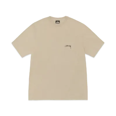 Stussy Smooth Stock Pigment Dyed Tee "Khaki" (FA24)