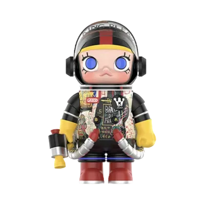 POP MART "MEGA COLLECTIONS" 400% SPACE MOLLY JEAN-MICHEL BASQUIAT