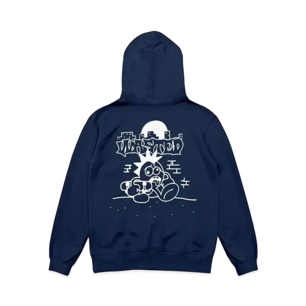 WASTED PARIS Hoodie Method "Navy"